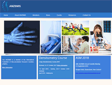 Tablet Screenshot of anzbms.org.au